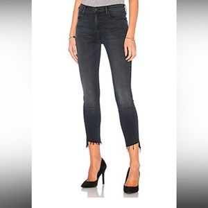 Mother Stunner Zip Fray Jeans in My Wildest Ride